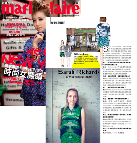 Marie Claire Taiwan Press September 2013